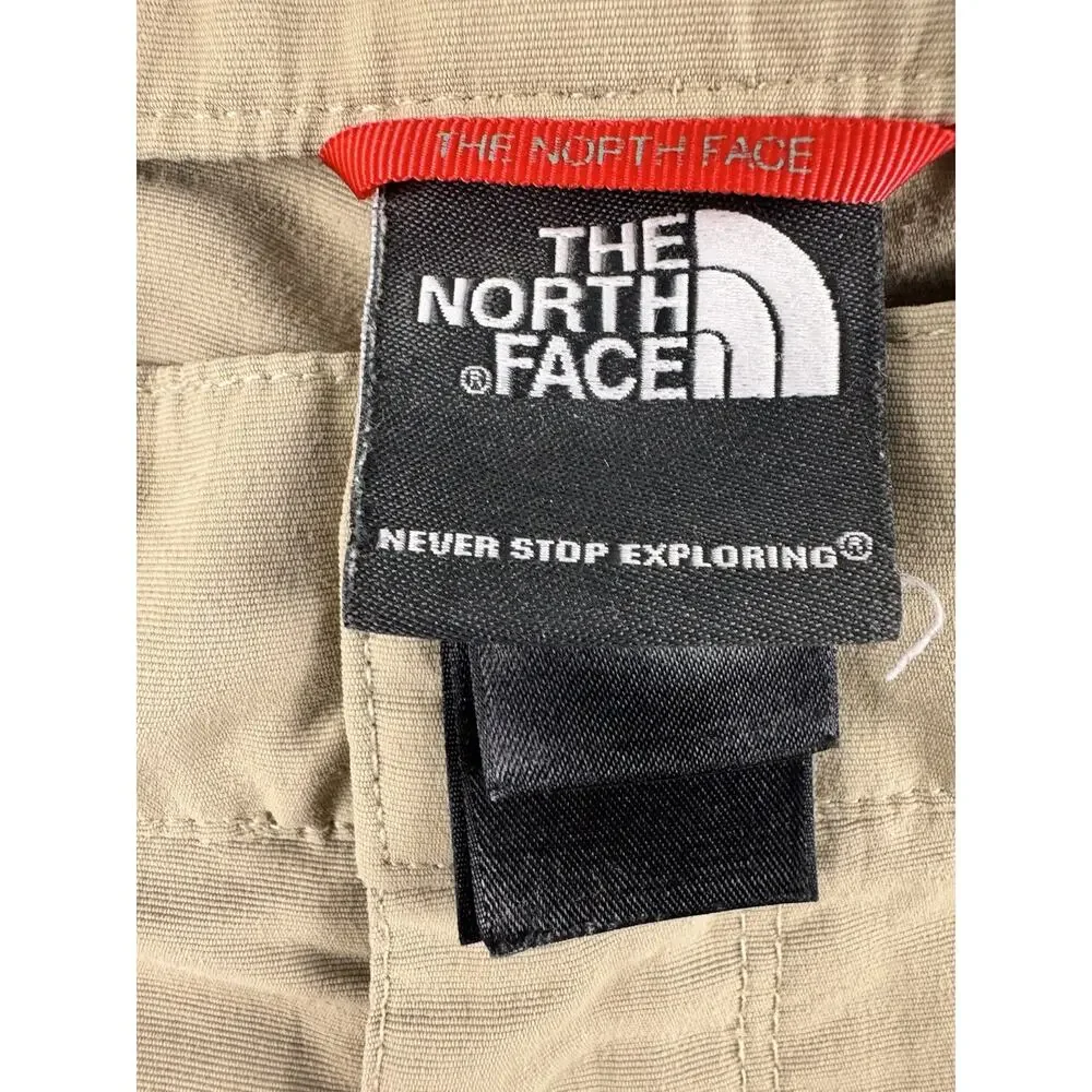 The North Face Mens XXL Beige Paramount Convertible Zip Off Hiking Cargo Pants